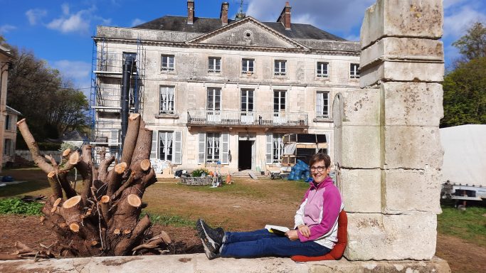 Die Schlossherrin macht Pause